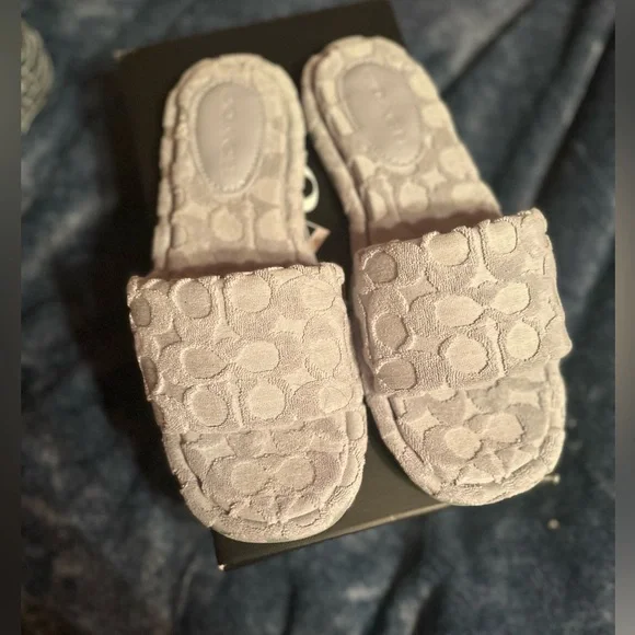 Coach light blue sandals !! - Picture 1 of 5